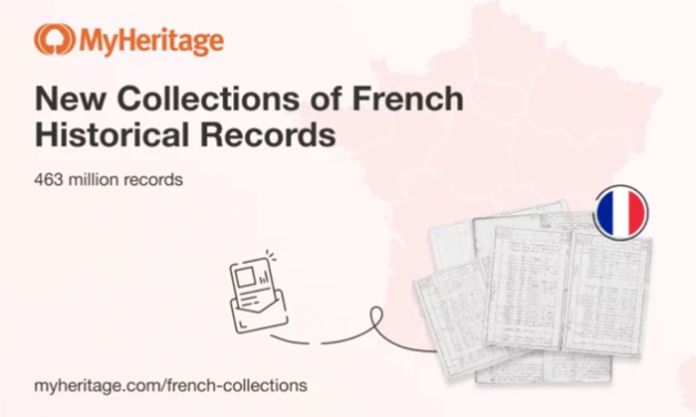 463 Million Historical French Records Published by MyHeritage