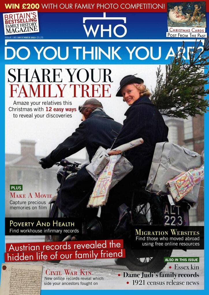 Who do you think you are magazine family history zone