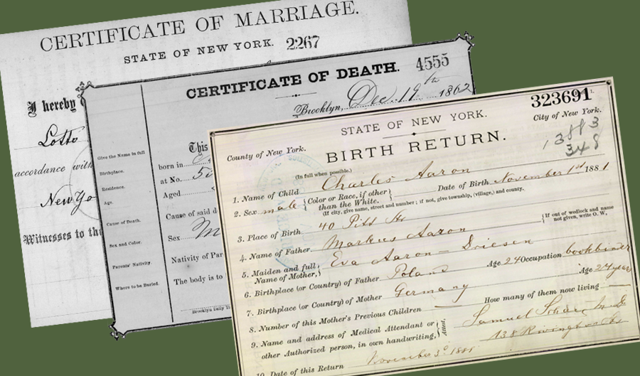 New York Announces Free On-Line Access to Historical Vital Records