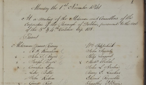 Dublin City Council Minutes 1841