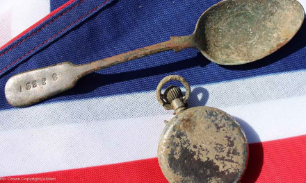 Spoon Leads to Military Burial of Two WW1 Soldiers