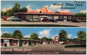 Waldorf Motor Court restaurant, Waldorf Maryland