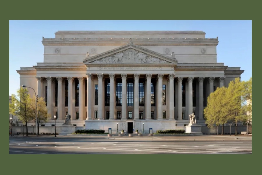 National Archives building designated as national historic landmark