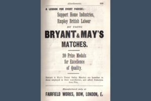 Bryant and May Matches Advertisement